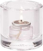 Hollowick Clear Thick Glass Tealight Lamp