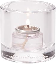 Hollowick Clear Thick Glass Tealight Lamp