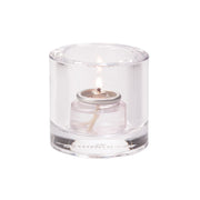 Clear Thick Glass Tealight Lamp by Hollowick – Glass, Model 5140C