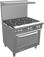 Southbend S36A Range, 36", 6 Burners (28,000 Btu), With 26" Convection Oven (35