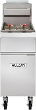 VULCAN 1GRM Series Full Pot Free Standing Natrual Gas Fryer - 65 Lb. Capacity