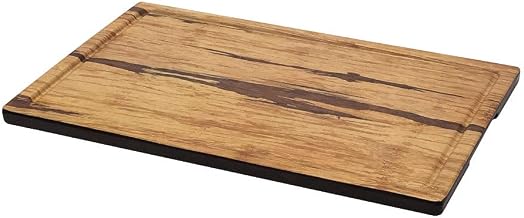 GET SB-1409-ACW Granville Display Board, 14"W x 9"D, Melamine, Faux Acacia Wood, Case of 6