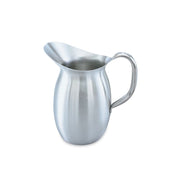 Satin Finish S/S Hollow Handle Bell-Shaped 2 Qt Pitcher by Vollrath – 68.2 Ounces, 2.13 quarts, Stainless Steel, Silver, Model 82020