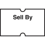 Productive Labels White 1-Line Dating and Coding Gun Labels 1-Line Black Imprinted Sell by by HUBERT – Paper, White, Pack of 24, Model PLT1HHW/SB
