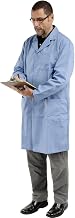 473-XL Microstatic ESD Lab Coat - Blue, XL, Unisex