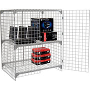 Global Industrial 4' x 2' x 5' / Gray / Industrial Storage Lockers