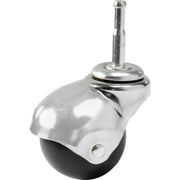Ball Series Chair Caster with Plastic Wheel by CWIH – 4.25"L x 2.75"W x 2.25"H, Plastic