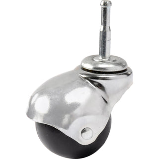 Ball Series Chair Caster with Plastic Wheel by CWIH – 4.25"L x 2.75"W x 2.25"H, Plastic