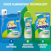 Snuggle Azul sparkle / 200 Count (Pack of 6) / Morning Breeze Dryer Sheets