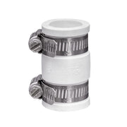 1056-075 3/4-in. Flexible PVC Condensate Pipe Coupling for Plastic and Copper Plumbing Connections in White by Fernco – 0.75", Polyvinyl Chloride, White, Model 1056-075W