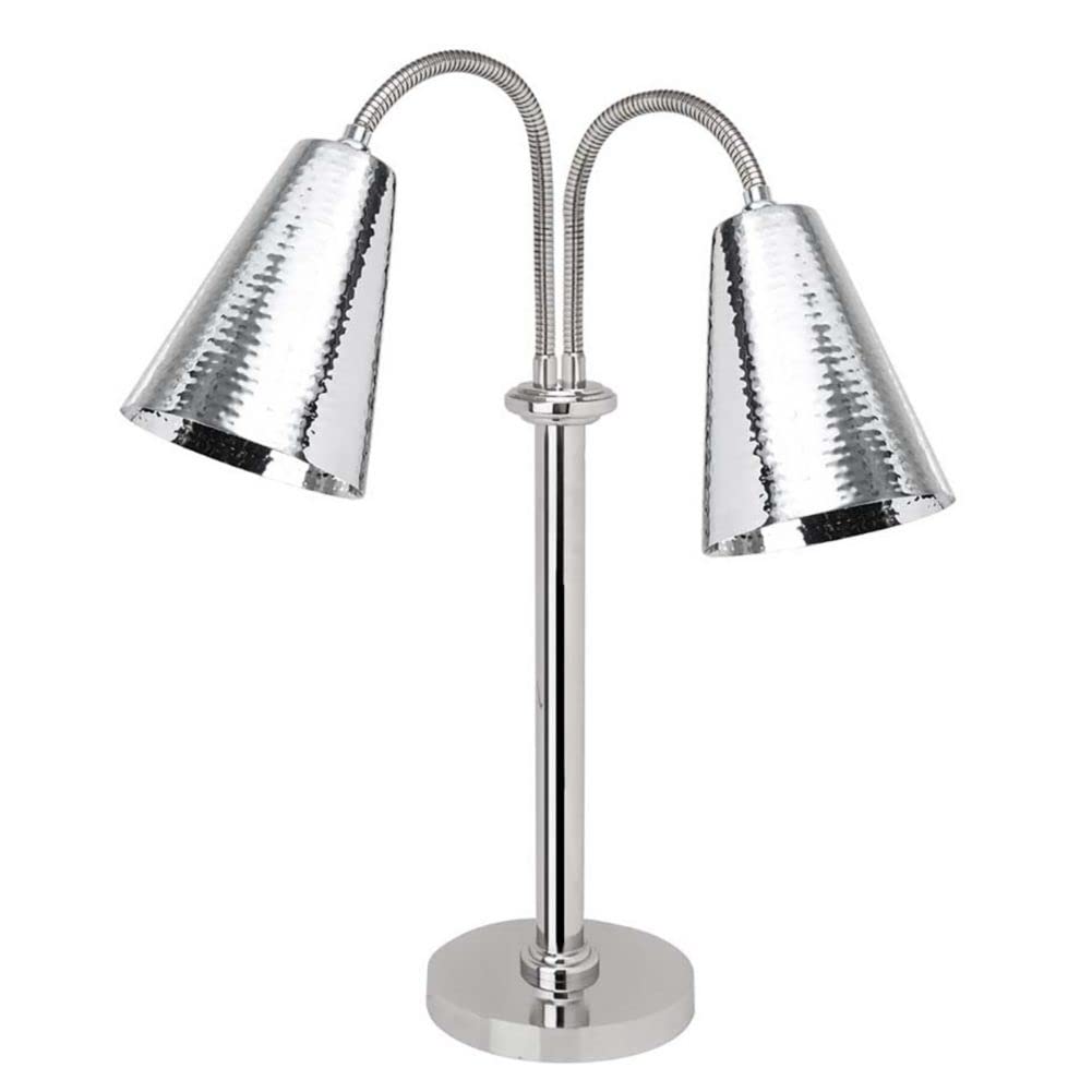 Flex Head S/S Double Heat Lamp by Eastern Tabletop – Stainless, Model 9692
