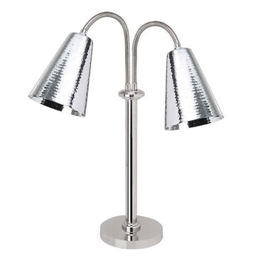 Flex Head S/S Double Heat Lamp by Eastern Tabletop – Stainless, Model 9692