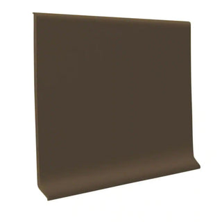 Vinyl Cove Base 4"X1/8"X48" - Light Brown by Roppe – 50"L x 48"W x 4"H, Vinyl, Light Brown, Model 40C82P147