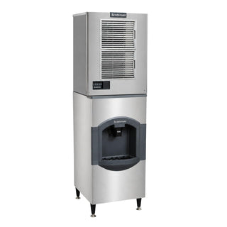 Prodigy Elite Small Cube 22" Ice Maker - 734 lb/Day by Scotsman – 734 lb / Day - 120 lb Ice Bin - 208V, 120.0 pounds, Model MC0722SAX-32+HD22B-1