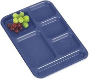 Rectangular Penny-Saver School Tray - 6 Compartment, 10x14 1/2" Navy Blue