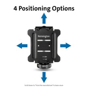 Docking Station Mounting Bracket () by Kensington – Universal, Aluminium, Black, Model K34050WW
