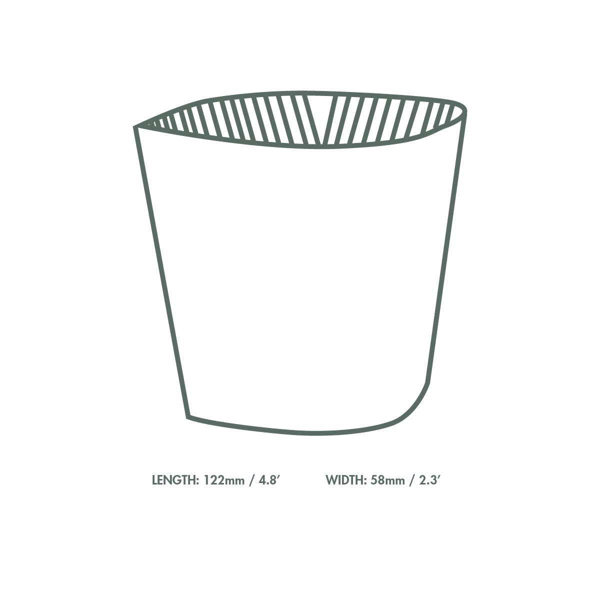 Plant-Based Compostable Large Sleeve (Case of 1000) by Vegware – 89-series, 1000 milliliters, Cardboard, Brown, Pack of 1000