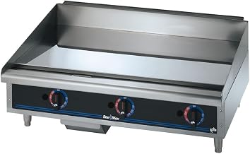 Star 636TCHSF Star-Max 36" Chrome Plate Gas Griddle