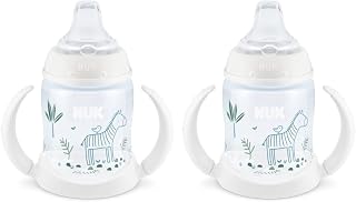 NUK Disney Learner Sippy Cup (5 Ounce (Pack of 2), Woodlands-Zebra)
