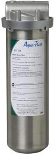 3M Aqua-Pure SST1HA Industrial Grade Water Filter, Stainless Steel, "3/4"" npt horizontal"
