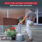 Justrite Grey / 4 Gallon / Cease-Fire Smoking Receptacles