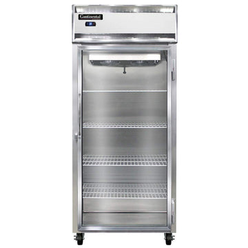 1RX-SA-GD Extra-Wide Single Section Reach In Glass Door Refrigerator by Continental Refrigerator – Commercial Grade
