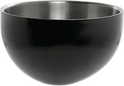 HUBERT Serving Bowl with Insulated Double Walls Round Black Stainless Steel - 9 1/2 Dia x 5 1/4 H