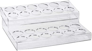 E-Liquid Display Stand for 24 Bottles 2 Tiers