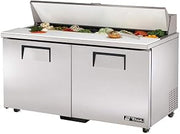 True TSSU-60-16-ADA-HC 60" Sandwich/Salad Prep Table w/Refrigerated Base, 115v
