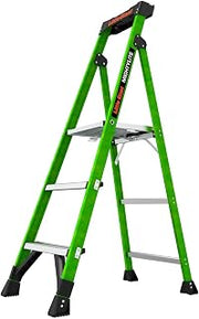 Little Giant Ladders B3145145 Mighty Lite Step Ladder - Green - 5 ft. Type IA - 3 Step - 300 lbs
