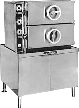 Crown SC-2 Steam Coil Heated Boiler Pressure Steamer with Two Compartments & 36" Cabinet Base