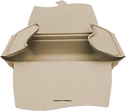 World Centric FP-SC-2 Fiber Compost-A-PAK Flap Container, 48 oz. (Pack of 200)
