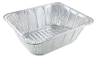 Half-Size (1/2) Extra-Deep Aluminum Foil Steam Table Pan (pack of 60) by Handi-Foil – Aluminum, Model 2014-50-100