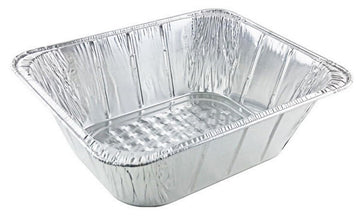 Half-Size (1/2) Extra-Deep Aluminum Foil Steam Table Pan (pack of 60) by Handi-Foil – Aluminum, Model 2014-50-100