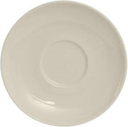 Tuxton China VEE-064 Saucer, 6-1/2" Diameter, Round, Microwave and Dishwasher Safe, Oven Proof, Fully Vitrified, Ceramic, Venice, American White/Eggshell, Pack of 36