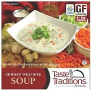 Taste Traditions Gluten Free Chicken with Wild Rice Soup, 3 Pound -- 6 per case.