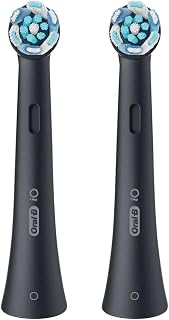 iO Ultimate Cleaning Toothbrush Heads for Oral-B iO Electric Toothbrush, Pack of 2, Black