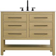 Karson Bathroom Vanity Honey Brown