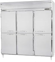 Beverage-Air PRD3HC-1AHS P Series - Top Mount - Pass Thru Refrigerator - Three Section - Half Solid Doors