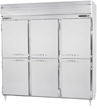 Beverage-Air PRD3HC-1AHS P Series - Top Mount - Pass Thru Refrigerator - Three Section - Half Solid Doors