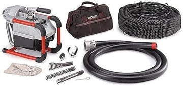 RIDGID 66497 K-60SP-SE Sectional Machine, Sectional Sewer Machine with A-61 Auger Tool Kit and A-62 Drain Cable Kit, Drain Cleaner Machine
