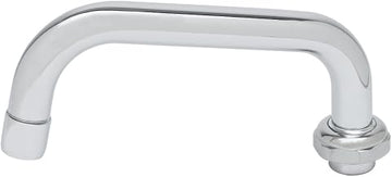 T&S Brass 5SP-06 Nozzle with Swing, 6-Inch Length and 3/4-27 Un Laminar Outlet