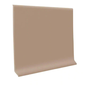 Pinnacle Rubber Cove Base 4" X1/8" X120' Coil - Fawn by Roppe – 20"L x 1440"W x 4"H, Rubber, Fawn, Model C40CR3P140
