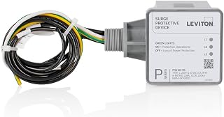 Leviton Type 1 Surge Protective Panel, Residential Home Surge Protection, 208Y/120 VAC, Three Phase WYE, 50kA per Phase, P3120-YB SPD