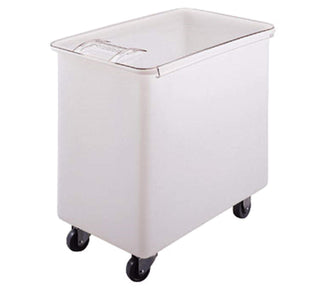 IB44148 White Flat Top 44 Gal Ingredient Bin with Clear Lid Case of by Cambro – (Pack of 1), 44.0 gallons, Plastic, White
