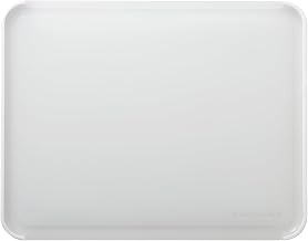 KitchenAid Classic Translucent Cutting Board with Perimeter Trench and Non-slip Trim, Dishwasher Safe, 11x14-inch, White