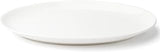 Browne Foodservice FOUNDATION Porcelain Coupe Plate, Oval, 12 Inch, Set of 12 White