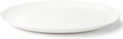 Browne Foodservice FOUNDATION Porcelain Coupe Plate, Oval, 12 Inch, Set of 12 White