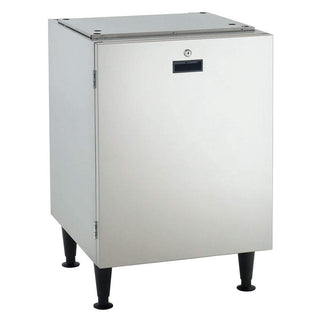 21.5-Inch x 23.75-Inch Stationary Equipment Stand wih Cabinet Base (for HID525 & HID540 Ice Maker Dispensers) by Scotsman – Stainless Steel, Model HST21-A