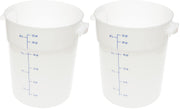 Carlisle FoodService Products 22 Quart (Pack of 12) / 12 / White Containers